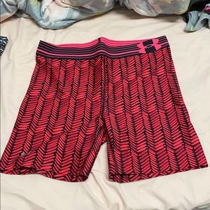 Pink Under Armor spandex